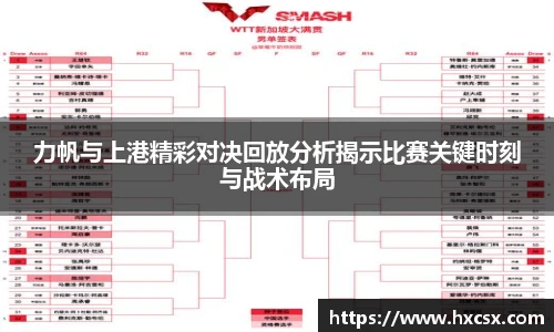 力帆与上港精彩对决回放分析揭示比赛关键时刻与战术布局